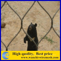 animal cage SS metal rope mesh zoo fencing materials